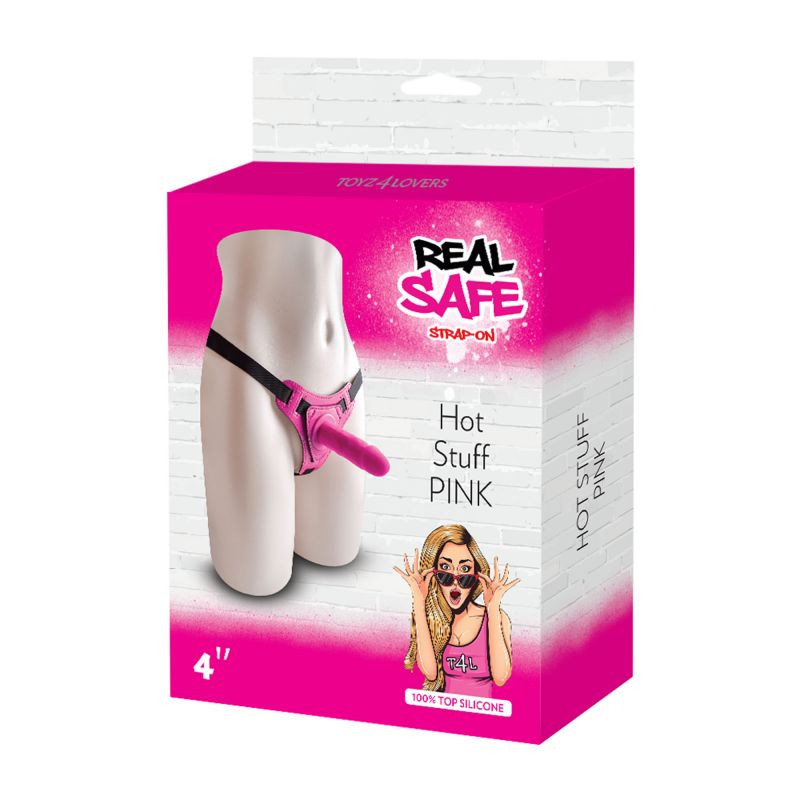 STRAP-ON HOT STUFF PINK 4"