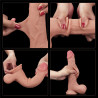 DILDO SLIDING SKIN DUAL LAYER DONG 9,5"