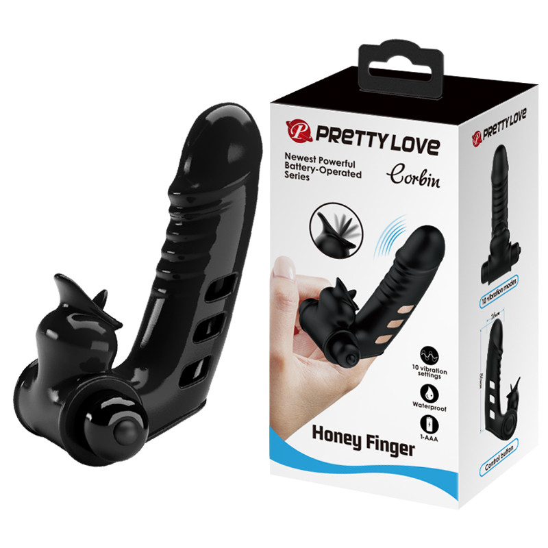 PRETTY LOVE  CORBIN HONEY FINGER, 10 WIBRACJI STYMULATOR
