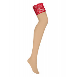 OBSESSIVE REDIOSA POŃCZOCHY CZERWONE L/XL