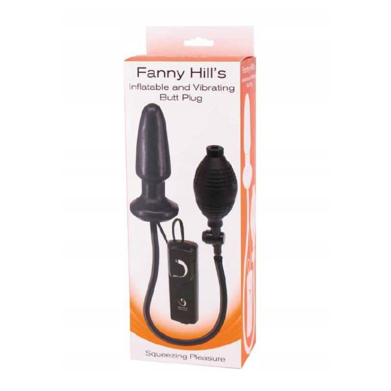 POMPOWANY KOREK ANALNY Z WIBRACJAMI FANNY HILL'S