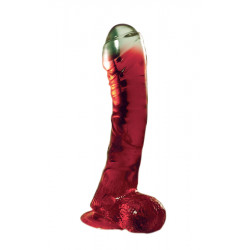 DILDO LAZY BUTTCOCK 6.5 RED DONG