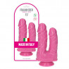 DILDO ITALIAN COCK 7,5" PODWÓJNE RÓŻOWE