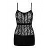 OBSESSIVED 605 DRESS SUKIENKA CZARNA S/M/L