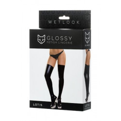 GLOSSY SHINY WETLOOK STOCKINGS LOTIS S