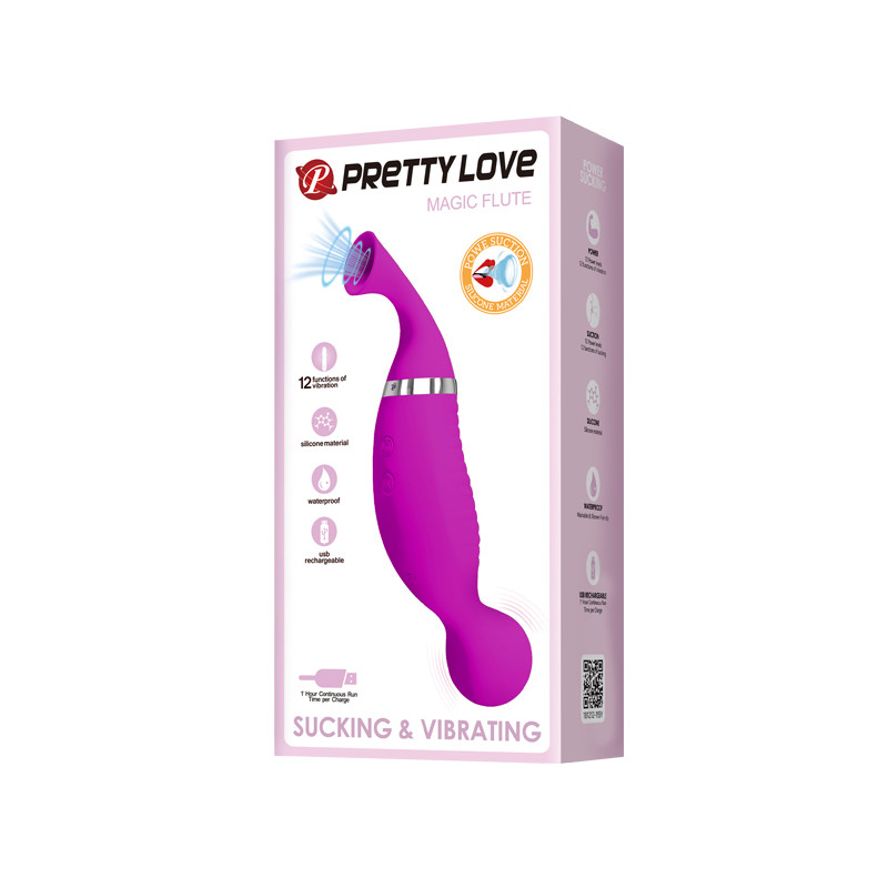 PRETTY LOVE MAGIC FLUTE SUCKING & VIBRATING