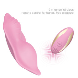 STYMULATOR BEZPRZEWODOWY RÓŻOWY 9 TRYBÓW USB