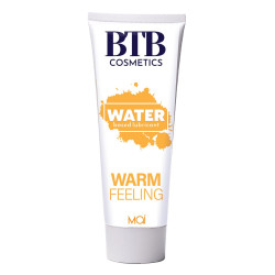 BTB WATER BASED WARM FEELING LUBRICANT 100 ML