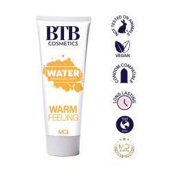 BTB WATER BASED WARM FEELING LUBRICANT 100 ML