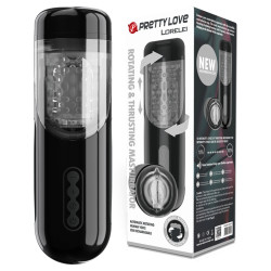 MASTURBATOR PRETTY LOVE -LORELEI 5 ROTACJI 10 PRĘDKOŚCI USTAWIENIE PCHNIĘĆ