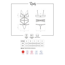 OBSESSIVE BONDY TEDDY CZARNY S/M