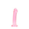 DILDO CRYSTAL CLEAR 7" 17 CM