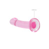 DILDO CRYSTAL CLEAR 7" 17 CM