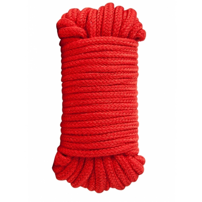 WIĄZANIA LINA RED BONDAGE ROPE 10M