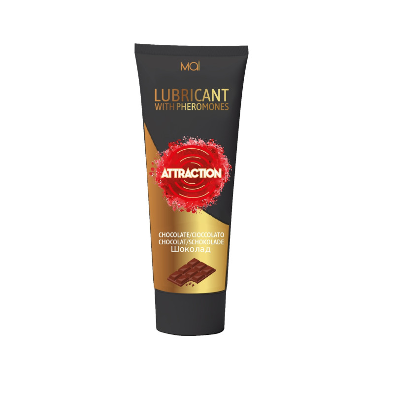 MAI JADALNY LUBRYKANT Z FEROMONAMI CZEKOLADA WITH PHEROMONES ATTRACTION CHOCOLAT 100 ML