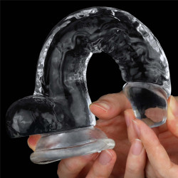 DILDO FLAWLESS CLEAR 7,5"