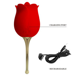 STYMULATOR PRETTY LOVE RÓŻA 12 WIBRACJI USB