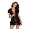 OBSESSIVE DIYOSA PEIGNOIR CZARNY L/XL
