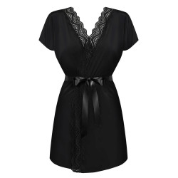 OBSESSIVE DIYOSA PEIGNOIR CZARNY L/XL