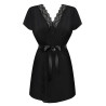 OBSESSIVE DIYOSA PEIGNOIR CZARNY L/XL