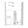 CRYSTAL CLEAR DILDO 7"