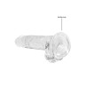 CRYSTAL CLEAR DILDO 7"