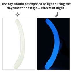 DILDO PODWÓJNE LUMINO PLAY 14,5" 37 CM ŚREDNICA 3-3,8 CM