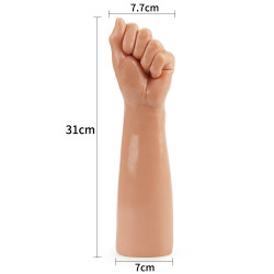 DILDO REALISTYCZNA DŁOŃ 12 " 31 CM