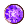 PLUG ANALNY AMETYHYST SHINE S