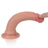 DILDO 7'' DUAL LAYERED PLATINUM SILICONE COCK