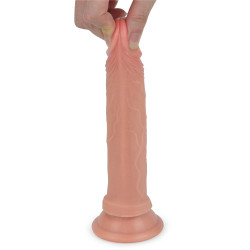 DILDO 7'' DUAL LAYERED PLATINUM SILICONE COCK