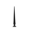 ASS SPIKE DILDO 33CM BLACK