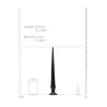 ASS SPIKE DILDO 33CM BLACK