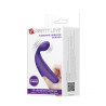 WIBRATOR NA PALEC PRETTY LOVE - FINGERING VIBRATOR GORGON, 10WIBRACJI USB FIOLET