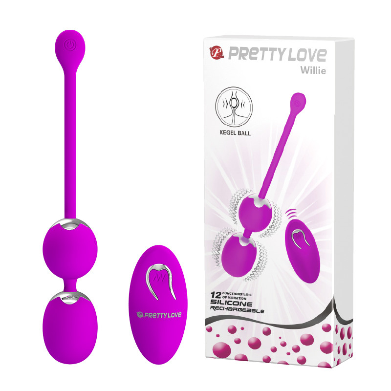 KULKI KEGEL BALL PRETTY LOVE - WILLIE USB 12 FUNKCJI
