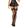 OBSESSIVE DARKESSIA STOCKINGS POŃCZOCHY CZARNE S/M