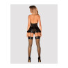 OBSESSIVE DARKESSIA STOCKINGS POŃCZOCHY CZARNE S/M
