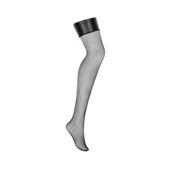 OBSESSIVE DARKESSIA STOCKINGS POŃCZOCHY CZARNE S/M