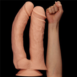 PODWÓJNE DILDO 12'' REALISTIC MEGA DOUBLE DILDO