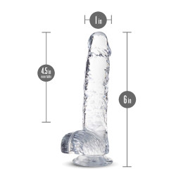 6" KRYSTALICZNE DILDO DIAMENTOWE