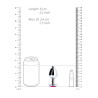 KOREK / PLUG METAL MEDIUM SILVER RUBELLITE PINK