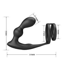 PIERŚCIEŃ / PLUG PRETTY LOVE - VIBRATION PENIS SLEEVE VI
