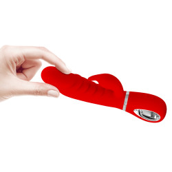 WIBRATOR PRETTY LOVE - PRESCOTT RED 7 FUNKCJI WIBRACJI