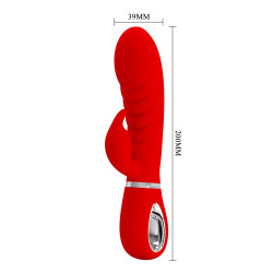 WIBRATOR PRETTY LOVE - PRESCOTT RED 7 FUNKCJI WIBRACJI