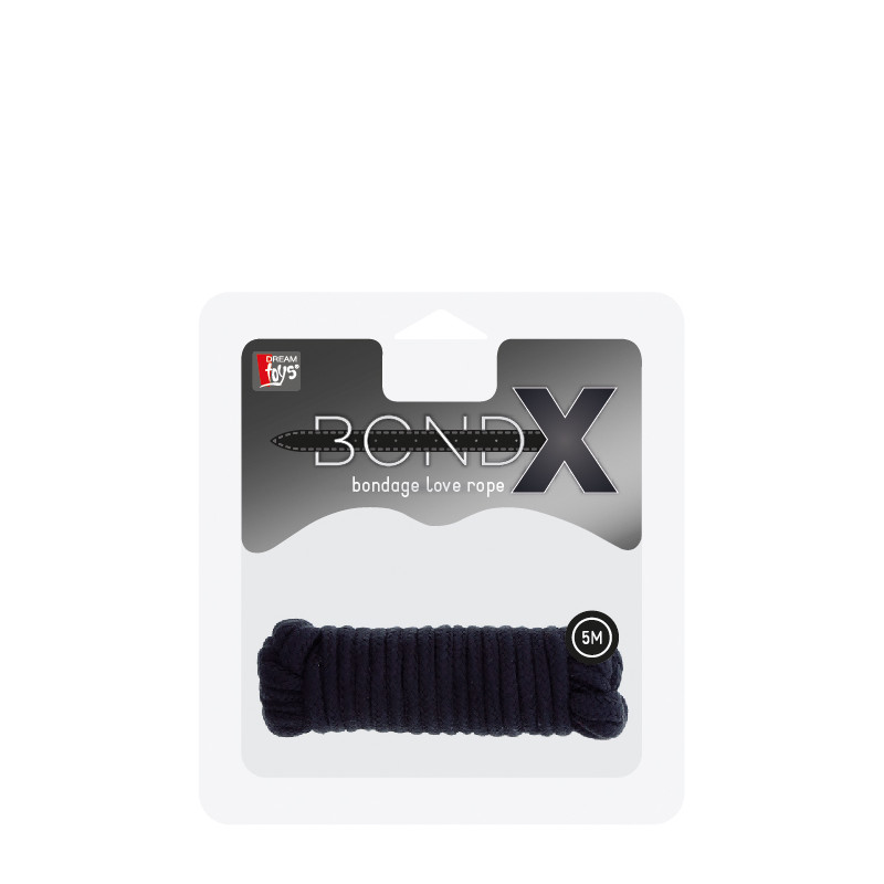 WIĄZANIA BONDX LOVE ROPE - 5M BLACK