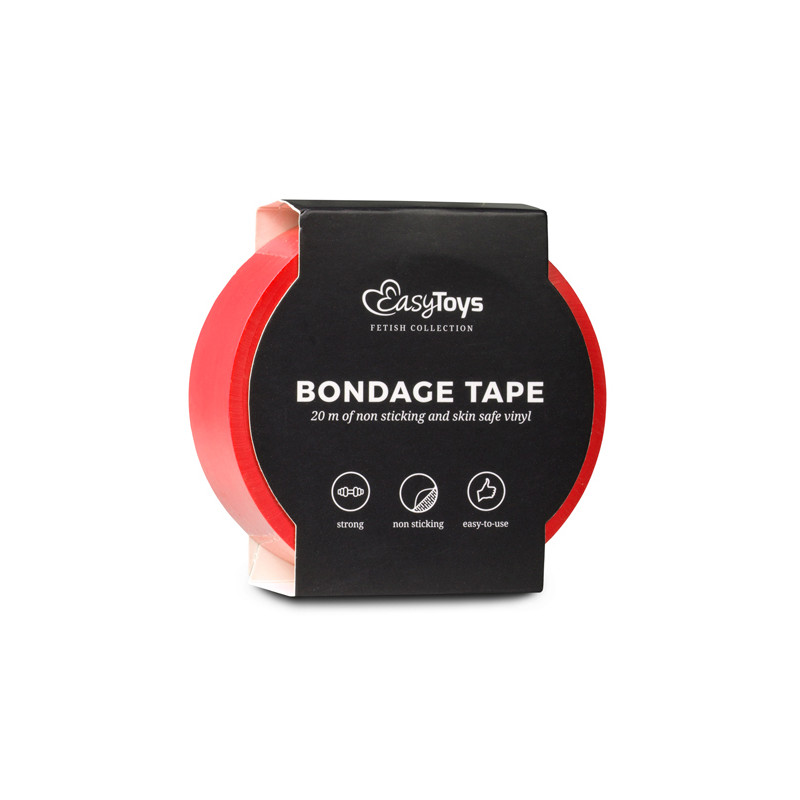 WIĄZANIA RED BONDAGE TAPE 20 m