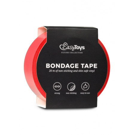 WIĄZANIA RED BONDAGE TAPE 20 m