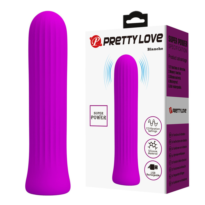 WIBRATOR PRETTY LOVE BLANCHE USB 12 FUNKCJI