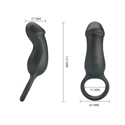 JAJKO PRETTY LOVE - TRAE BLACK 7 VIBRATION FUNCTIONS USB