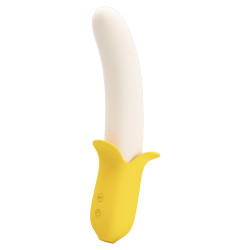 WIBRATOR PRETTY LOVE - BANANA GREEK 7 VIBRATION FUNCTIONS 3 THRUSTING SETTINGS